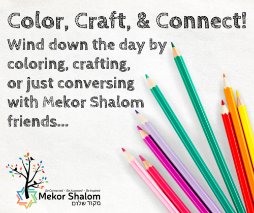 Banner Image for Virtual Mekor: Color, Craft, & Connect