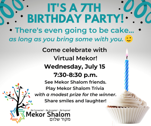Banner Image for Virtual Mekor:  It's A 7th Birthday Party!
