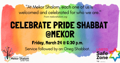 Banner Image for Pride Shabbat Friday Night Service