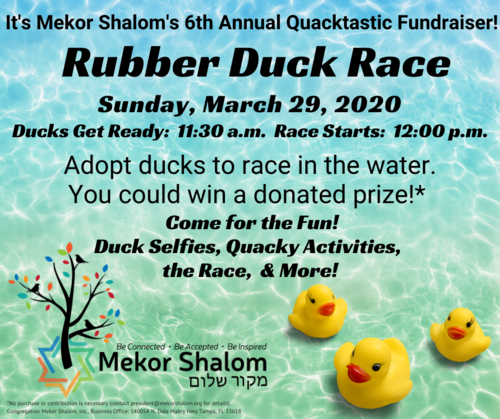 Banner Image for POSTPONED:  Rubber Duck Race: It's Fun and a Fundraiser!
